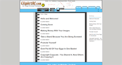 Desktop Screenshot of blog.clipartof.com