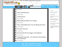 Tablet Screenshot of blog.clipartof.com