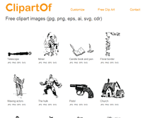 Tablet Screenshot of free.clipartof.com